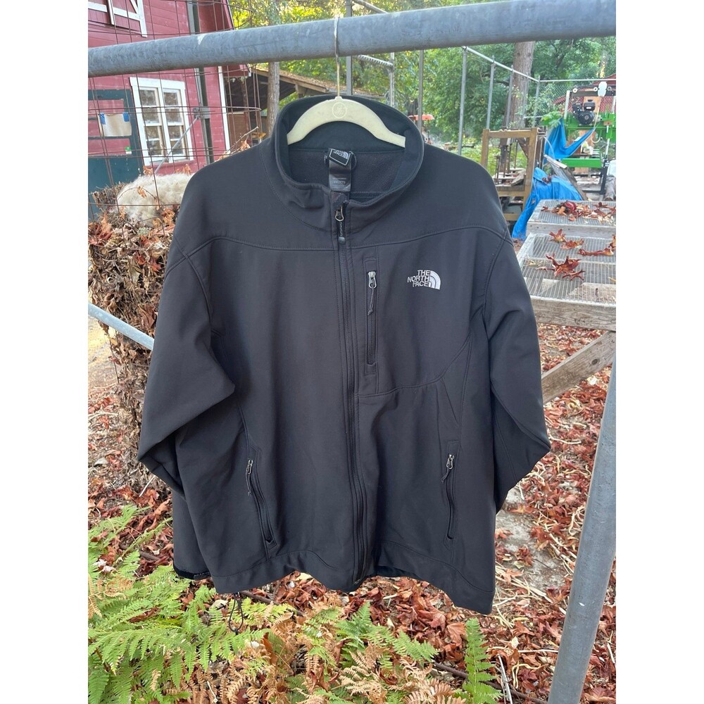 The North Face Jacket Mens XXL Apex Bionic Black Softshell Windproof